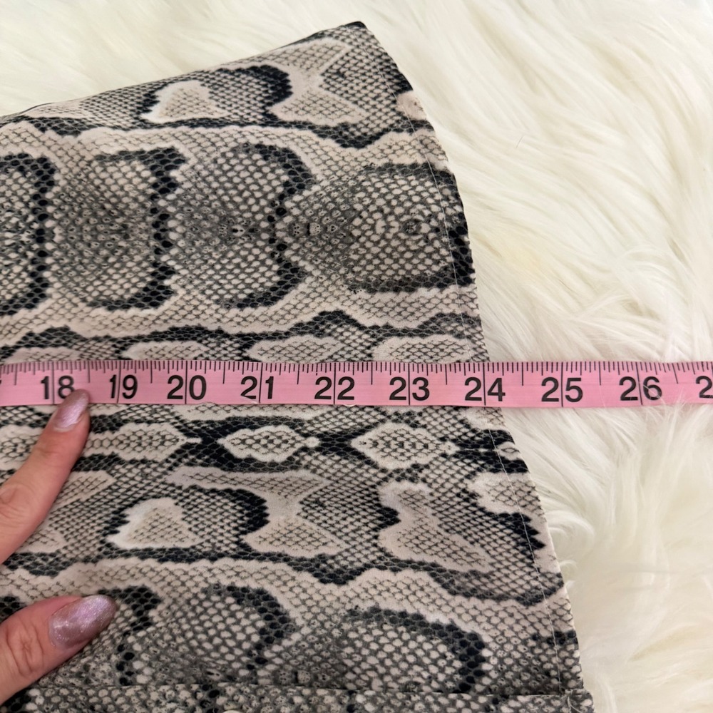 Express - Snakeprint Button Down Blouse - image 8